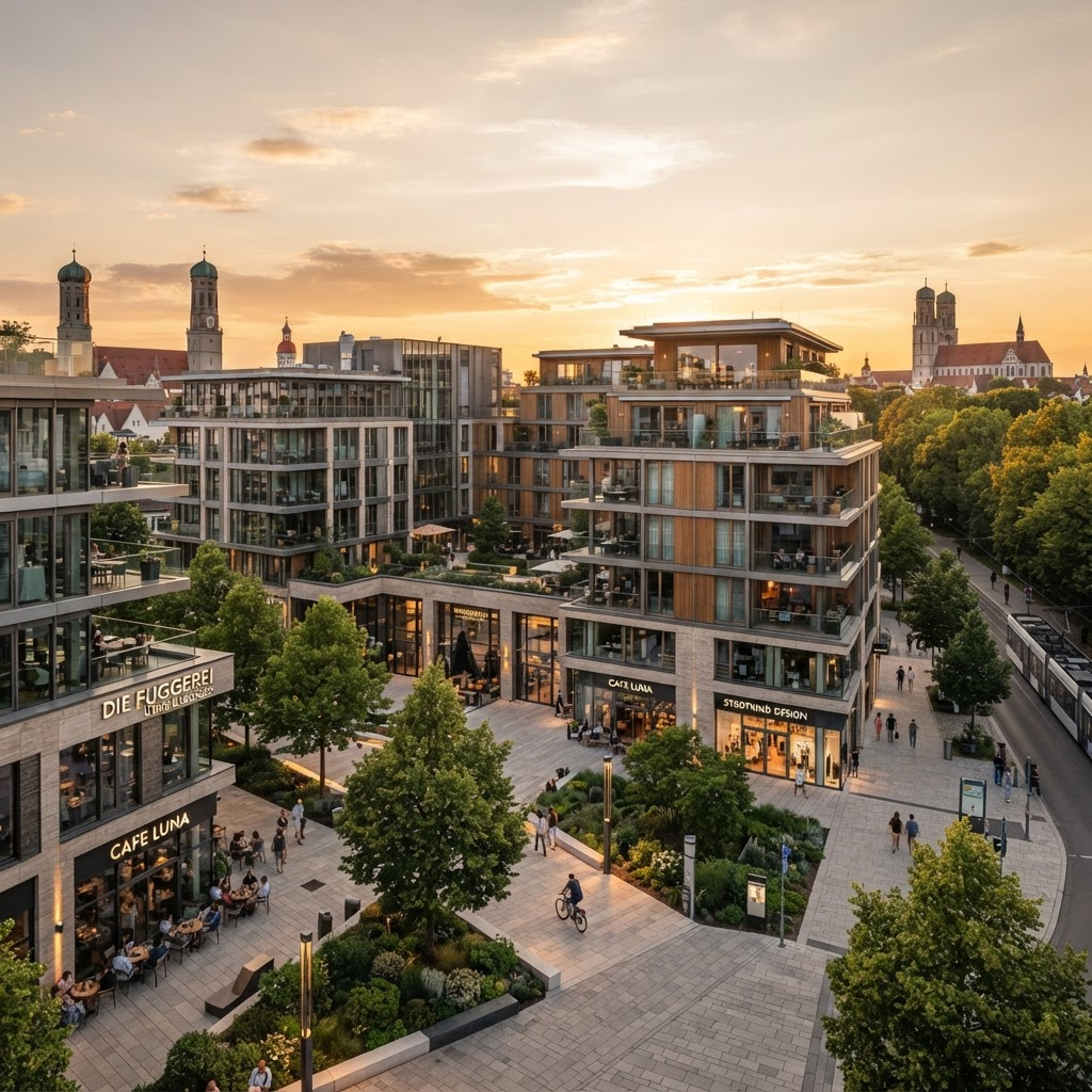 Modern Alte Haide Baugesellschaft building